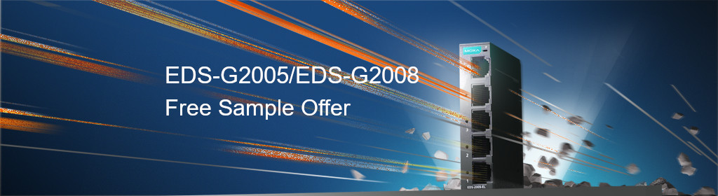 Moxa FREE Sample EDS-G2005_EDS-G2008