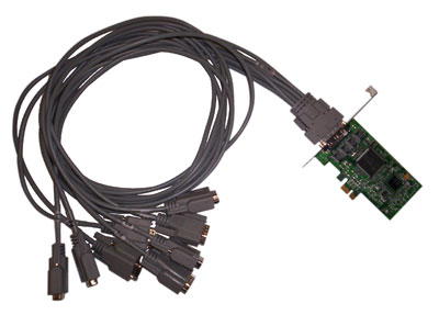04001840 - *Discontinued* - UltraPort DB9F Fan-out cable by PERLE
