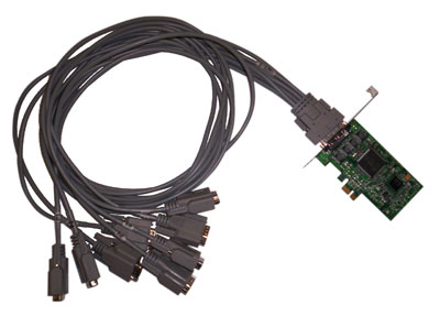 Perle 04001840 - *Discontinued* - UltraPort DB9F Fan-out cable by PERLE