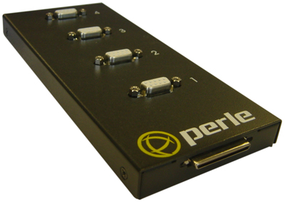 Perle 04002020 UltraPort4 DB9F Connect Box -*Discontinued* - by PERLE