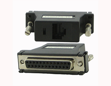 Perle 04007010 DBA0010C - RJ-45F to DB-25F crossover (DTE) adapter for IOLAN with Sun/Cisco pinout. by PERLE