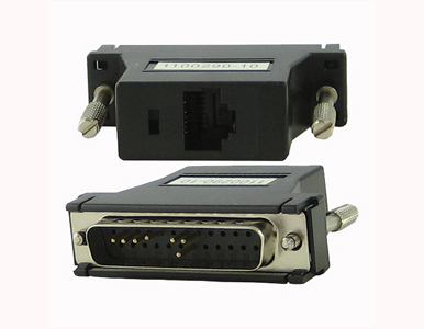Perle 04007030 DBA0013C - RJ-45F to DB-25M straight-thru (DCE) adapter for modems on IOLAN with Sun/Cisco pinout by PERLE