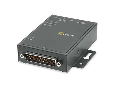 04030008 - IOLAN DS1 - IOLAN DS1 Serial Device Server: 1 x DB25M connector with software selectable RS232/422/485 interface, by PERLE