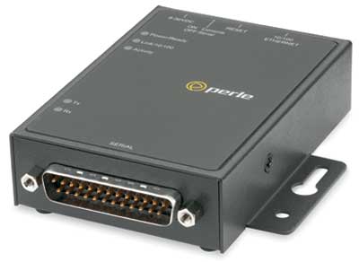 Perle 04030024 IOLAN SDS1 Secure Device Server ( Terminal Server ) - 1 x DB25M connector, software selectable RS232/422/485 inte by PERLE