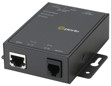 Perle 04030804 IOLAN SDS1 M Secure Device Server ( Terminal Server ) - 1 x RJ45 connector with one integrated V.92/V.90 data mod by PERLE