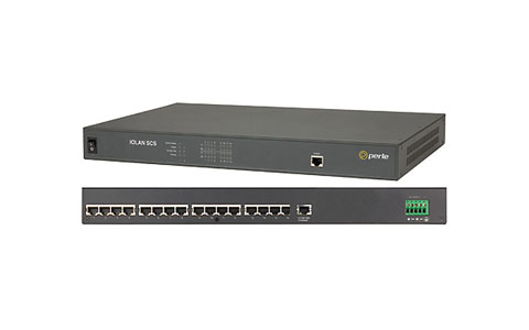 Perle 04030930 IOLAN SCS16C DC Secure Console Server -*Discontinued* - 16 x RJ45 RS232 ports with Cisco pinout by PERLE