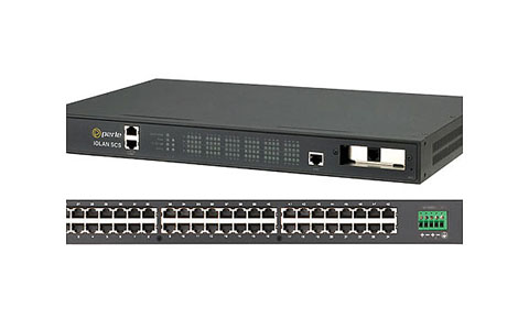 04030970 - IOLAN SCS48C DC Secure Console Server: 48 x RJ45 RS232 ports with Cisco pinout, 48v DC power, EIA232 interface, Dual by PERLE