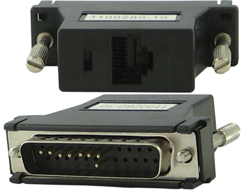 Perle 04031310 DBA0011C 8pck - 8 pack of #04007020 RJ45F to DB25M (DTE) crossover adapter for IOLAN. by PERLE