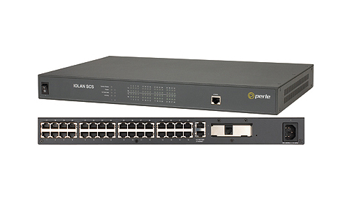 Perle 04031434 IOLAN SCS32CM Secure Console Server -*Discontinued* - 32 x RJ45 serial ports, single AC power, RS232 interface, D by PERLE