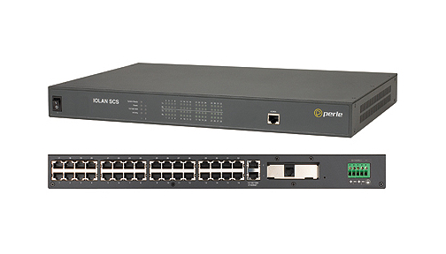Perle 04031444 IOLAN SCS32CM DC Secure Console Server -*Discontinued* - 32 x RJ45 serial ports, 48v DC power, RS232 interface, D by PERLE