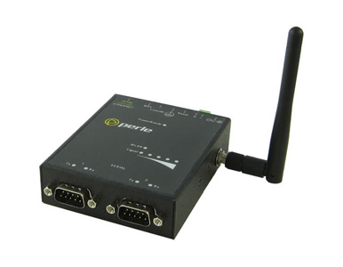 04031674 IOLAN SDG2 W Device Server: Wireless LAN (WiFi) client IEEE 802.11 a, b, g, n @ 2.4Ghz/5Ghz, 2 x DB9M connectors by PERLE