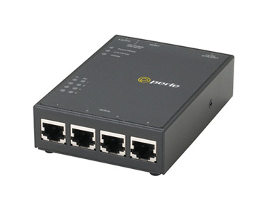 Perle 04031854 IOLAN SDS4 GR Secure Device Server: 4 x RJ45 connectors with software selectable RS232/422/485 interfaces, 10/100 by PERLE