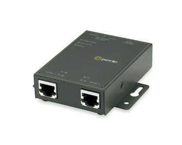 Perle 04031860 IOLAN SDS2T GR Secure Device Server: 2 X RJ45 connectors with software selectable RS232/422/485 interfaces, Exten by PERLE