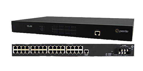 04032520 IOLAN SDS32C LDC Utility Terminal Server - 32 x RJ45 serial ports, 24/48 VDC power, dual 10/100/1000 Ethernet, 1U rack by PERLE