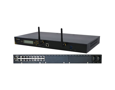 04032814 - IOLAN SCG18 R-W Console Server: 16 x RS232 RJ45 interfaces with software configurable Cisco pinouts by PERLE