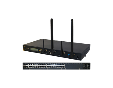 04032844 IOLAN SCG34 R-LAWM Console Server - 32 x RS232 RJ45 interfaces with software configurable Cisco pinouts, 2 x USB Ports, by PERLE
