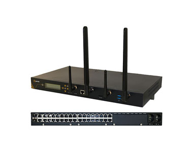 04032854 IOLAN SCG34 R-LAW Console Server - 32 x RS232 RJ45 interfaces with software configurable Cisco pinouts, 2 x USB Ports, by PERLE