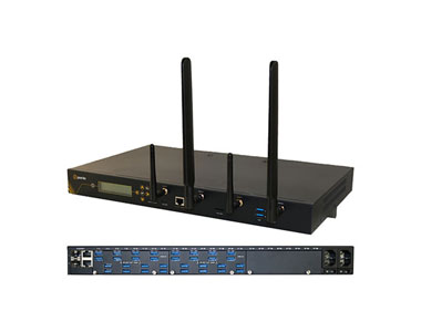 04033214 IOLAN SCG34 U-LAW Console Server - 34 x USB Ports, Front Panel Display and Keyboard, 2 x auto-sensing 10/100/1000 Ether by PERLE