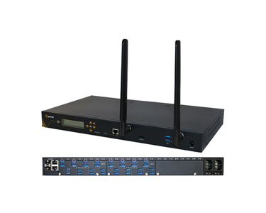 04033224 IOLAN SCG34 U-LAM Console Server - 34 x USB Ports, Front Panel Display and Keyboard, 2 x auto-sensing 10/100/1000 Ether by PERLE