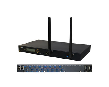 Perle 04033234 IOLAN SCG34 U-LA Console Server - 34 x USB Ports, Front Panel Display and Keyboard, 2 x auto-sensing 10/100/1000 by PERLE