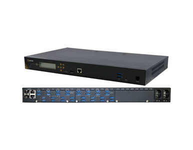 04033304 - IOLAN SCG34 U-M Console Server: 34 x USB Ports, Front Panel Display and Keyboard. by PERLE