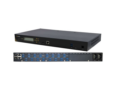 Perle 04033304 - IOLAN SCG34 U-M Console Server: 34 x USB Ports, Front Panel Display and Keyboard. by PERLE