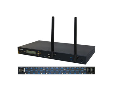 04033344 IOLAN SCG50 U-LAM Console Server - 50 x USB Ports, Front Panel Display and Keyboard, 2 x auto-sensing 10/100/1000 Ether by PERLE