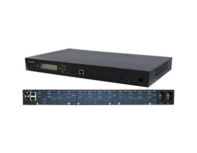 04033424 - IOLAN SCG50 U-M Console Server: 50 x USB Ports, Front Panel Display and Keyboard. by PERLE