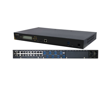 04033544 - IOLAN SCG34 RU-M Console Server: 16 x RS232 RJ45 interfaces with software configurable Cisco pinouts. by PERLE