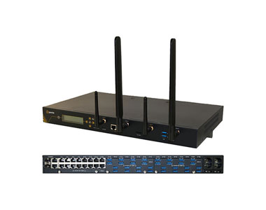 04033694 IOLAN SCG50 RUU-LAW Console Server - 16 x RS232 RJ45 interfaces with software configurable Cisco pinouts, 34 x USB Port by PERLE