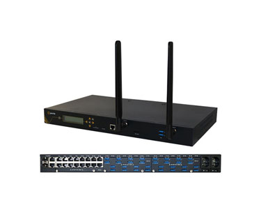04033714 IOLAN SCG50 RUU-LA Console Server - 16 x RS232 RJ45 interfaces with software configurable Cisco pinouts, 34 x USB Ports by PERLE