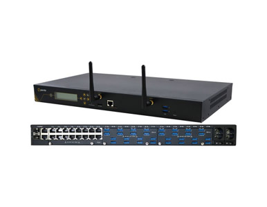 04033774 - IOLAN SCG50 RUU-W Console Server: 16 x RS232 RJ45 interfaces with software configurable Cisco pinouts. by PERLE