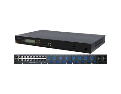 04033784 - IOLAN SCG50 RUU-M Console Server: 16 x RS232 RJ45 interfaces with software configurable Cisco pinouts. by PERLE