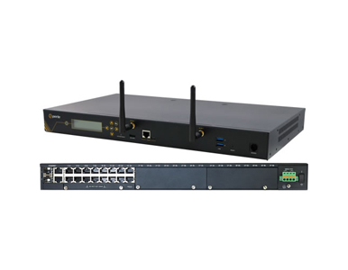 04033930 IOLAN SCG18 R-WMD Console Server: 16 x RS232 RJ45 interfaces with software configurable Cisco pinouts, 2 x USB Ports by PERLE