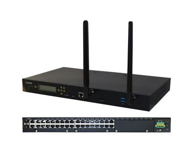 04034000 IOLAN SCG34 R-LAD Console Server: 32 x RS232 RJ45 interfaces with software configurable Cisco pinouts, 2 x USB Ports by PERLE