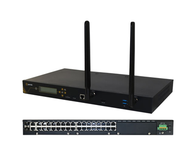 Perle 04034000 IOLAN SCG34 R-LAD Console Server: 32 x RS232 RJ45 interfaces with software configurable Cisco pinouts, 2 x USB Po by PERLE