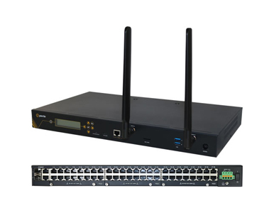 04034110 IOLAN SCG50 R-LAMD Console Server: 48 x RS232 RJ45 interfaces with software configurable Cisco pinouts, 2 x USB Ports by PERLE
