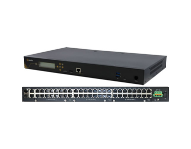 04034190 IOLAN SCG50 R-MD Console Server: 48 x RS232 RJ45 interfaces with software configurable Cisco pinouts, 2 x USB Ports by PERLE
