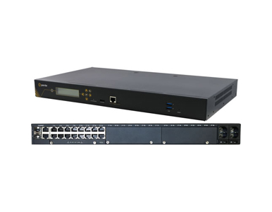 Perle 04035044 IOLAN SCG18 S Console Server: 16 x software selectable RS232/422/485 RJ45 interfaces, 2 x USB Ports, Front Panel by PERLE