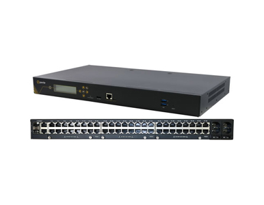 04035284 IOLAN SCG50 S Console Server: 48 x software selectable RS232/422/485 RJ45 interfaces, 2 x USB Ports, Front Panel Displa by PERLE