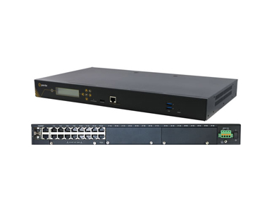 Perle 04035410 IOLAN SCG18 S-D Console Server: 16 x software selectable RS232/422/485 RJ45 interfaces, 2 x USB Ports, Front Pane by PERLE