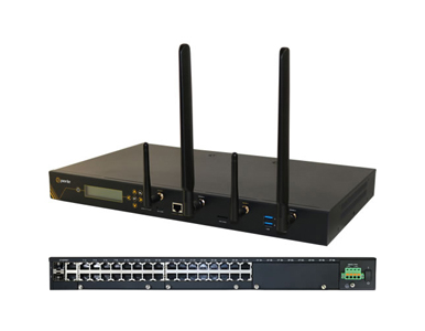 04035430 IOLAN SCG34 S-LAWD Console Server: 32 x software selectable RS232/422/485 RJ45 interfaces, 2 x USB Ports by PERLE