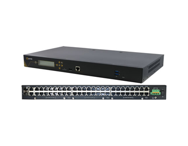 04035650 IOLAN SCG50 S-D Console Server: 48 x software selectable RS232/422/485 RJ45 interfaces, 2 x USB Ports, Front Panel Disp by PERLE