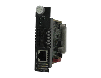 05041940 C-1000-M2SC2 - Gigabit Ethernet Media Converter Module. 1000BASE-T (RJ-45) [100 m/328 ft.] to 1000BASELX 1310nm Extende by PERLE
