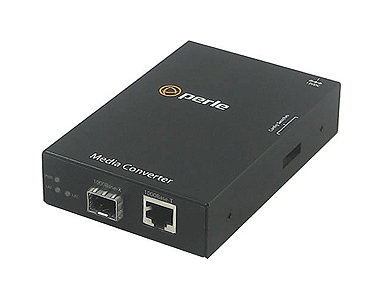 05050184 S-1000-SFP - Gigabit Ethernet Stand-Alone Media Converter. 1000BASE-T (RJ-45) [100 m/328 ft.] to 1000BASE-X - SFP slot by PERLE