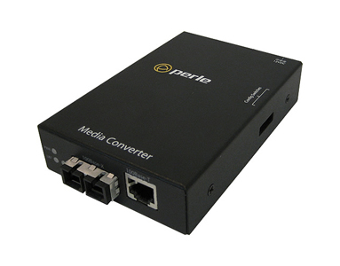 05050214 S-100-M2SC2 - Fast Ethernet Stand-Alone Media Converter 100BASE-TX (RJ-45) [100 m/328 ft.] to 100BASE-FX 1310nm multimo by PERLE