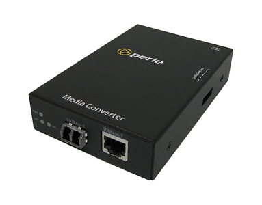 05050244 S-100-S2LC20 - Fast Ethernet Stand-Alone Media Converter 100BASE-TX (RJ-45) [100 m/328 ft.] to 100Base-LX 1310nm single by PERLE