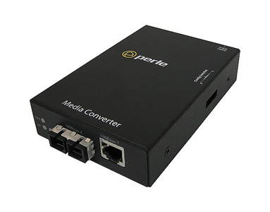 Perle 05050254 S-100-S2SC40 - Fast Ethernet Stand-Alone Media Converter 100BASE-TX (RJ-45) [100 m/328 ft.] to 100Base-EX 1310nm by PERLE