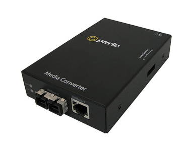 Perle 05050314 S-100-S2SC120 - Fast Ethernet Stand-Alone Media Converter 100BASE-TX (RJ-45) [100 m/328 ft.] to 100Base-ZX 1550nm by PERLE