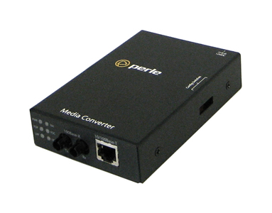 Perle 05050404 S-110-M2ST2 - 10/100 Fast Ethernet Stand-Alone Media and Rate Converter 10/100Base-TX (RJ-45) [100 m/328 ft.] to by PERLE